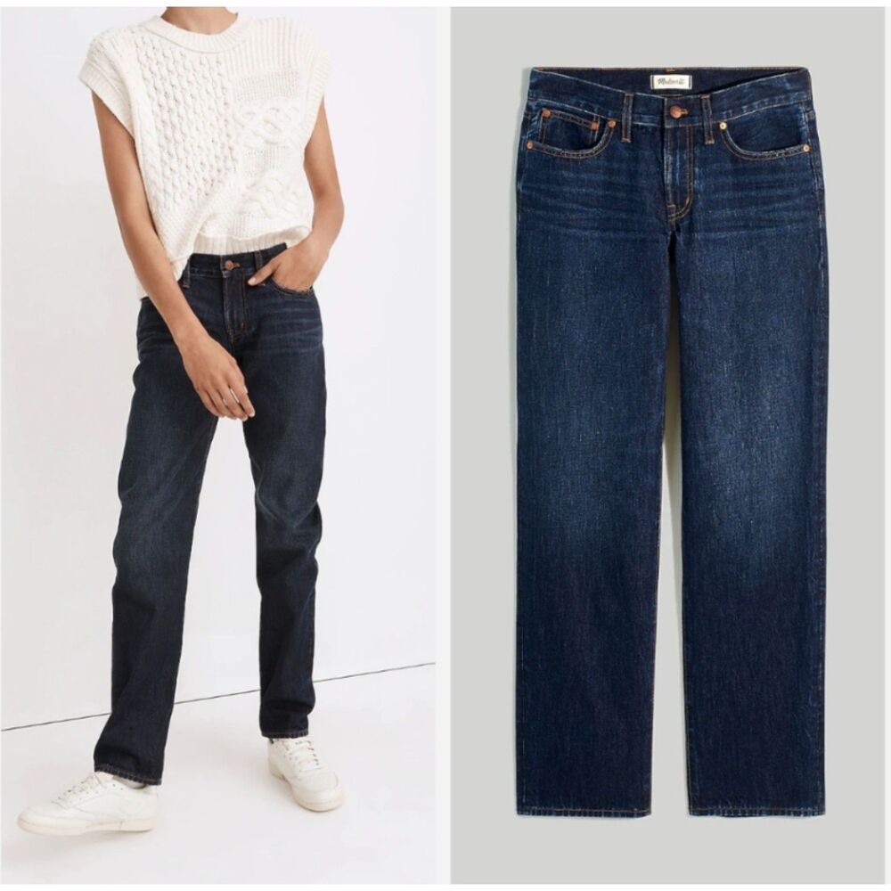 Madewell The Low-Rise Perfect Vintage Straight Jean Size 30 NWOT